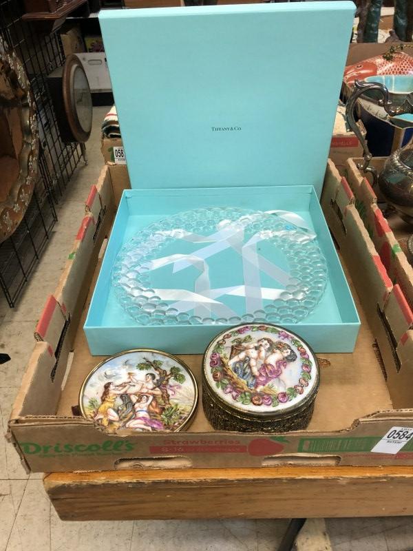 ESTATE LOT INCLUDING DECORATIVE DRESSER BOX, FRAME (1 of 4)