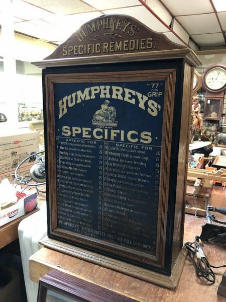 HUMPHREYS' SPECIFIC REMEDIES MEDICINE CABINET W/PULL (1 of 5)