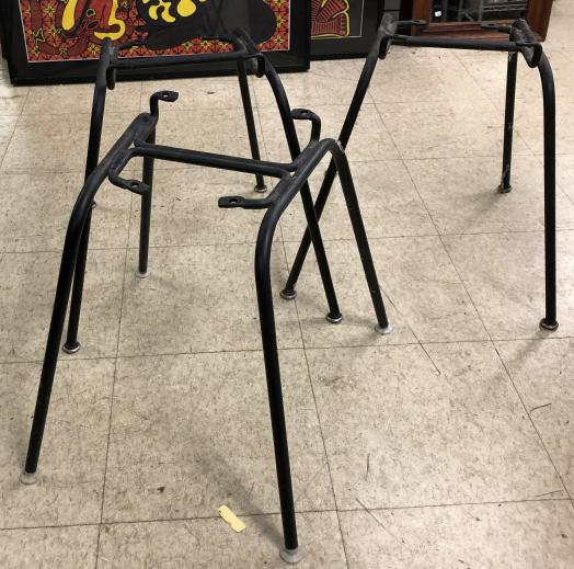 (3) EAMES TUBULAR CHAIR BASES, FROM LOCAL ESTATE. (1 of 1)