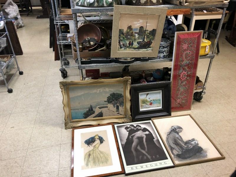 (7) FRAMED PCS. MISC. ESTATE ARTWORK, PRINTS, ASIAN (1 of 7)