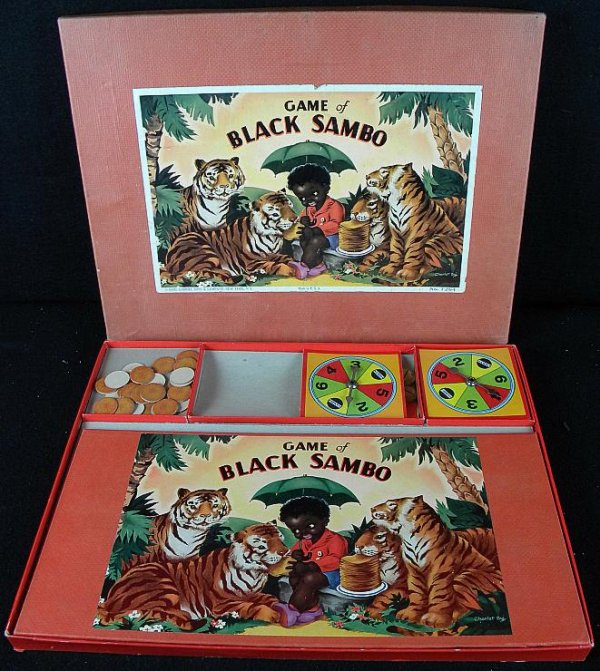GAME OF BLACK SAMBO SAM GABRIEL SONS & CO. NEW YOR: GAME OF BLACK SAMBO SAM GABRIEL SONS & CO. NEW YORK. COMPLETE AND IN WONDERFUL CONDITION. ONE OF 4 RELATED GAMES IN SALE.