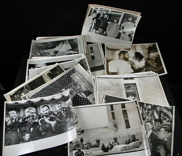LOT OLDER LARGE FORMAT PRESS PHOTOGRAPHS INCLUDING: LOT OLDER LARGE FORMAT PRESS PHOTOGRAPHS INCLUDING POLITICAL, HISTORICAL, LAW RELATED AND MORE.