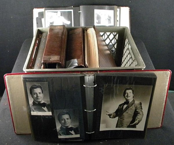 BIG ALBUM LOT ENTERTAINER ANTONIO SIMONE. HE WAS A: BIG ALBUM LOT ENTERTAINER ANTONIO SIMONE. HE WAS A SINGER AND ALBUMS FILLED WITH HIS BUSINESS AND PERSONAL PHOTOGRAPHS.