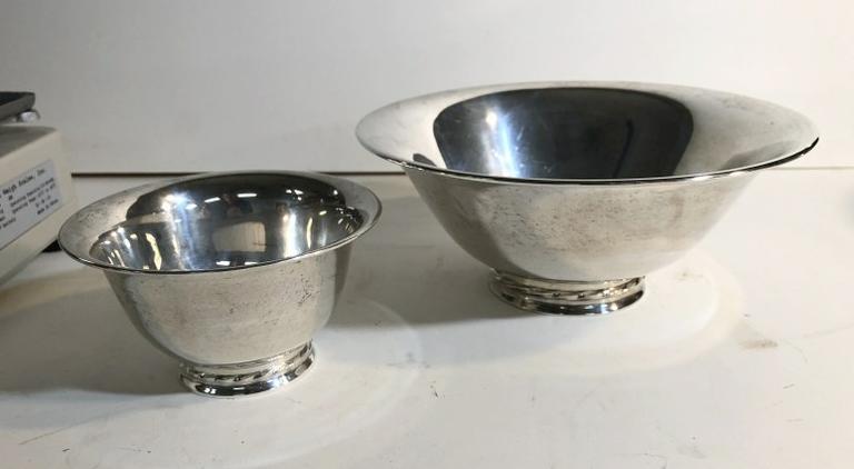 (2) TOWLE STERLING SILVER BOWLS, FROM LOCAL ESTATE, (1 of 3)