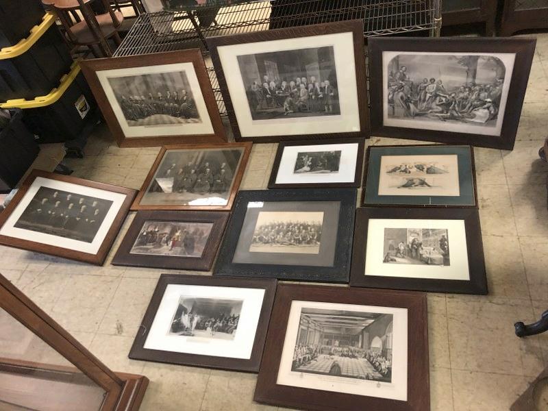 (12) MOSTLY LARGE FRAMED ATTORNEY, JUDGES, TRIALS, & (1 of 10)