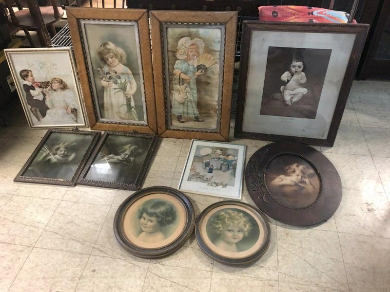 (10)OLD FRAMED PRINTS, SOME VICTORIAN, SOME 1930'S ERA, (1 of 8)