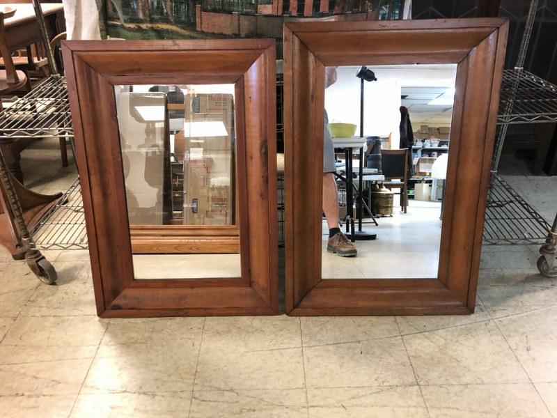 (2) PINE OGEE MIRRORS, FROM ESTATE IN PROVIDENCE RHODE (1 of 2)
