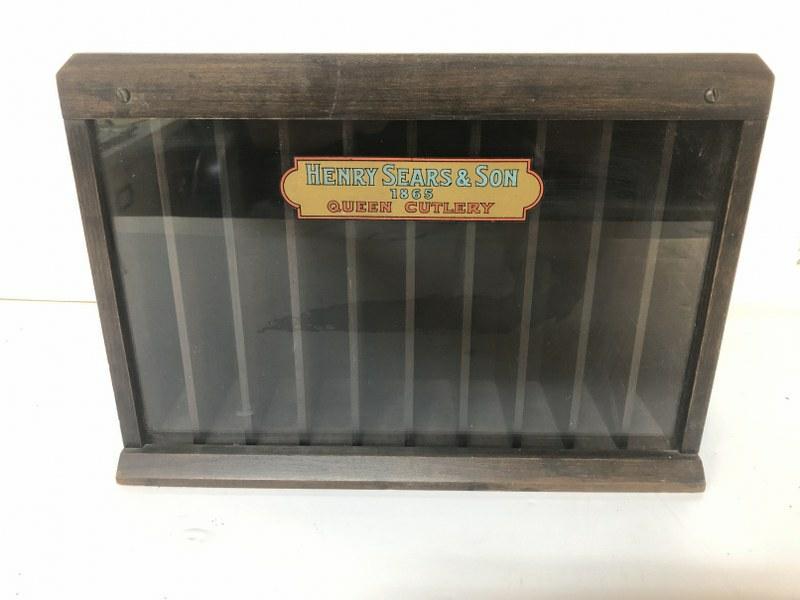 HENRY SEARS & SON 1865 QUEEN CUTLERY COUNTERTOP DISPLAY (1 of 3)