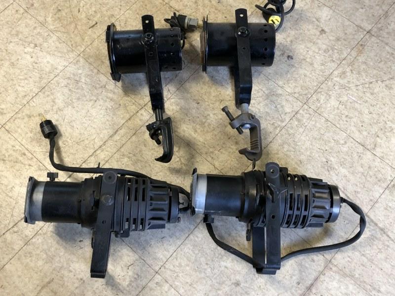 (4) 2 PAIRS OF THEATER STAGE LIGHTS FROM WOODSTOCK, (1 of 1)