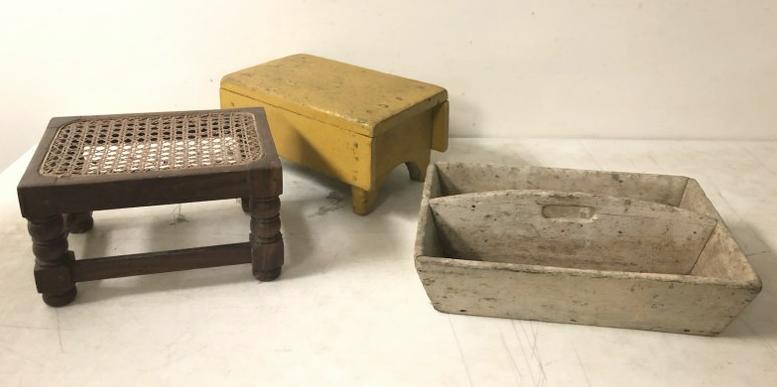 (3) PC. HUDSON VALLEY ESTATE LOT, INCLUDES CANED FOOT (1 of 6)