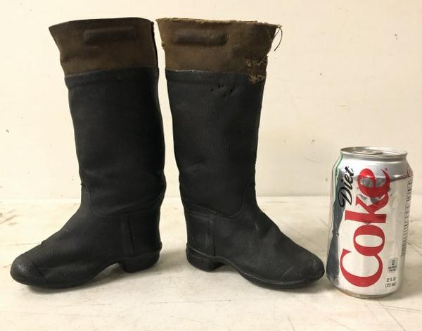 SALESMAN SAMPLE (?) RUBBER BOOTS, IN ESTATE FOUND GOOD (1 of 4)