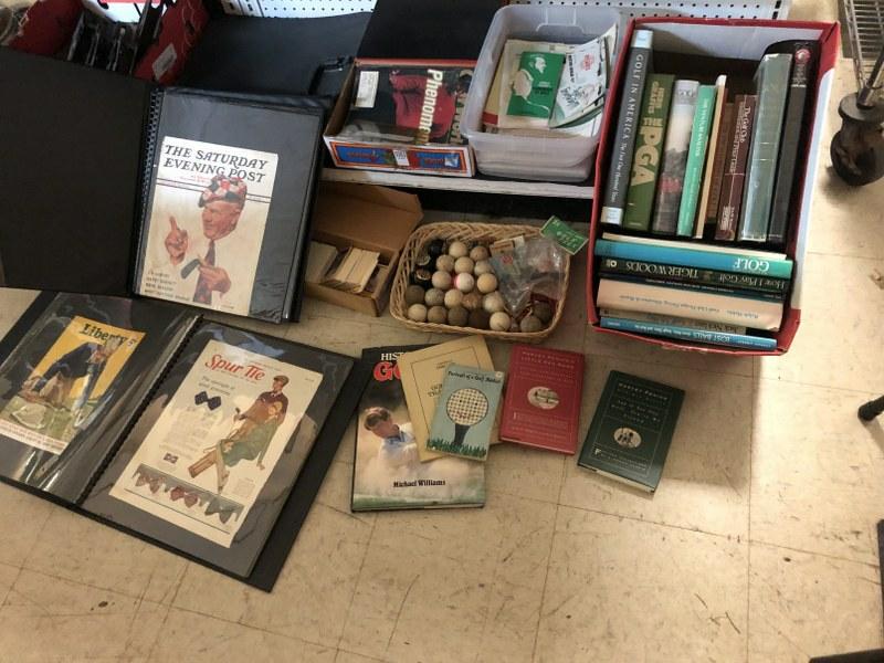 LARGE SINGLE OWNER ESTATE GOLF MEMORBILIA COLLECTION (1 of 10)