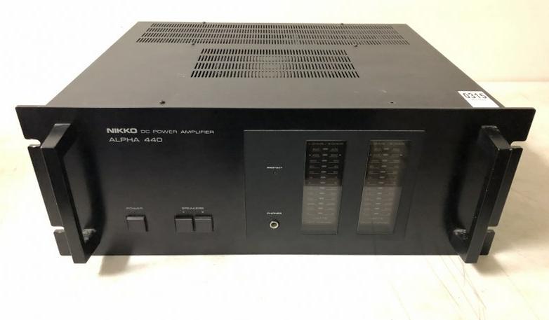 NIKKO ALPHA 440 DC POWER AMPLIFIER, CLEAN , FROM GOOD (1 of 8)
