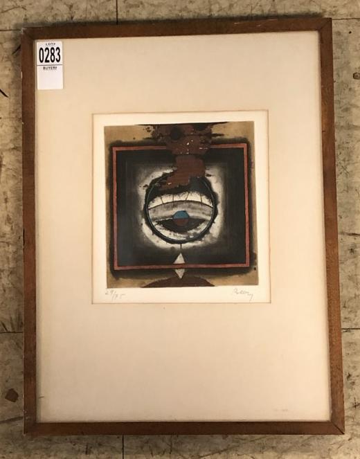 TUVIA BERRI (ISRAEL, B. CZECH 1929) ORIGINAL SIGNED (1 of 3)