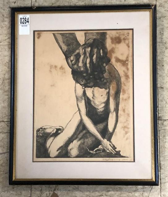 WILLY POGANY (1882-1955) HUNGARY - SIGNED ENGRAVING, (1 of 2)