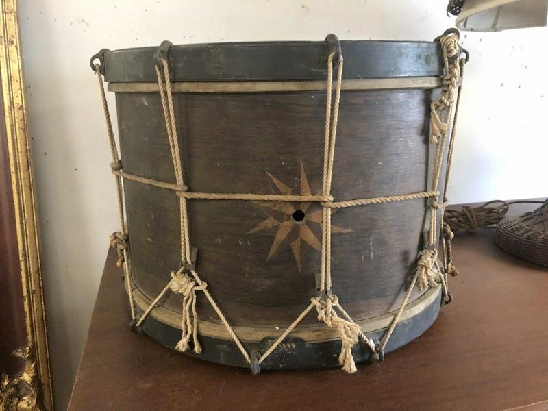 EARLY DRUM W/INLAID STAR ON SIDE(POSSIBLY CIVIL WAR (1 of 7)