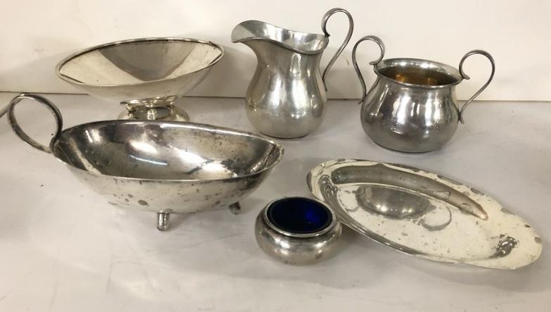 MISC. ESTATE STERLING SILVER LOT, WEIGHS 16.96 TROY (1 of 5)