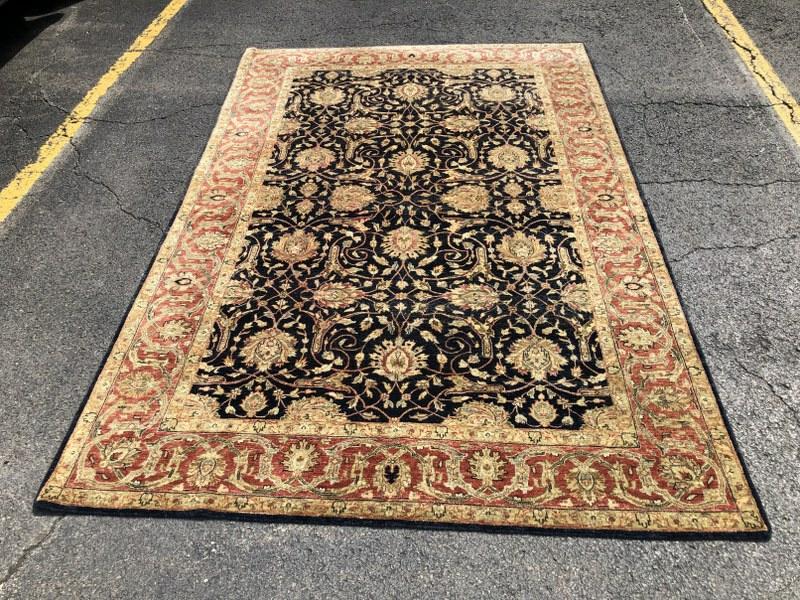 NICE HANDMADE ORIENTAL RUG FROM PROVIDENCE RHODE ISLAND (1 of 4)