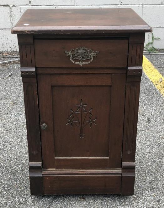 VICTORIAN WALNUT 1 DRAWER STAND, GOOD CONDITION, FROM (1 of 1)
