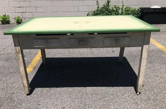 BEST OVERSIZED COUNTRY PORCELAIN TOP WORKTABLE, FROM (1 of 4)