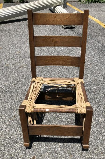 STICKLEY ROCKER, NEEDS SEAT, STRUCTURALLY SOUND. FROM: STICKLEY ROCKER, NEEDS SEAT, STRUCTURALLY SOUND. FROM LOCAL ESTATE.