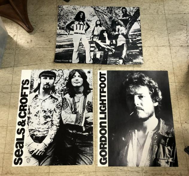 (3) ROCK POSTERS, ALL MEASURE 27" X 21", FROM LOCAL (1 of 4)