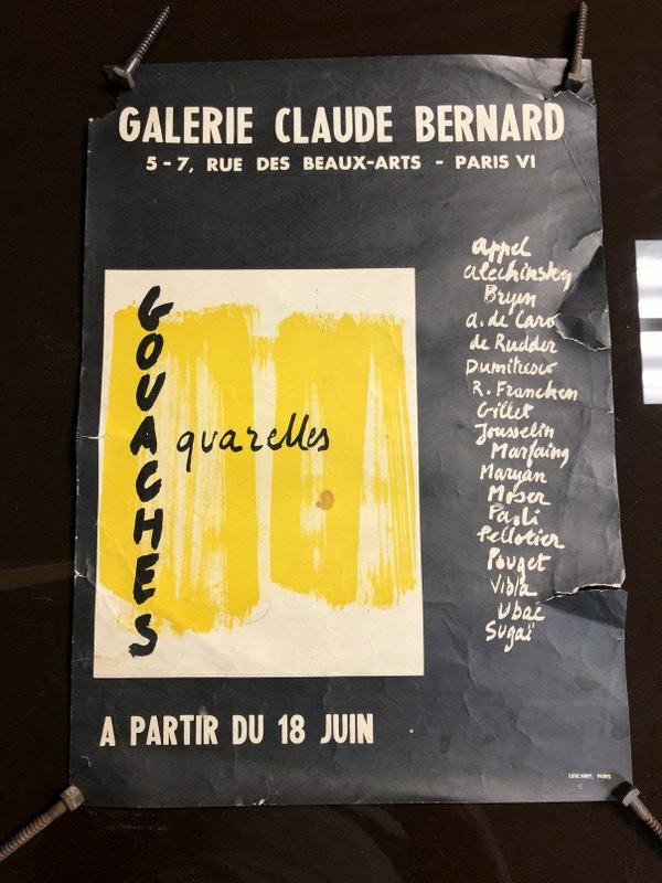 (5) 1950'S 60'S FRENCH POSTERS, TEARS, RIPS, CRINKLING, (1 of 6)