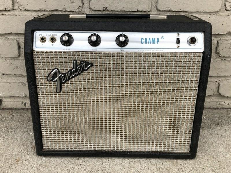 FENDER CHAMP AMPLIFIER FROM LOCAL ESTATE, HE KEPT HIS (1 of 4)
