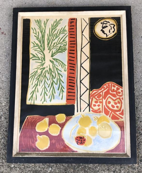 MATISSE 1947 LITHOGRAPHIC POSTER DONE FOR A SPECIAL (1 of 4)