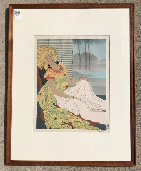 PAUL JACOULET (1902-1960) APRES LA DANCE CELEBES COLOR (1 of 5)