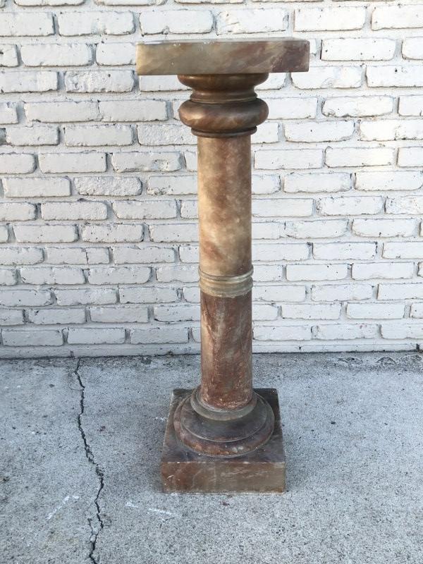 ONYX CIRCA 1900 PEDESTAL FROM NYC ESTATE (1 of 7)