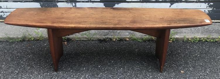 MID CENTURY DANISH MODERN COFFEE TABLE, MARKED WITH (1 of 7)