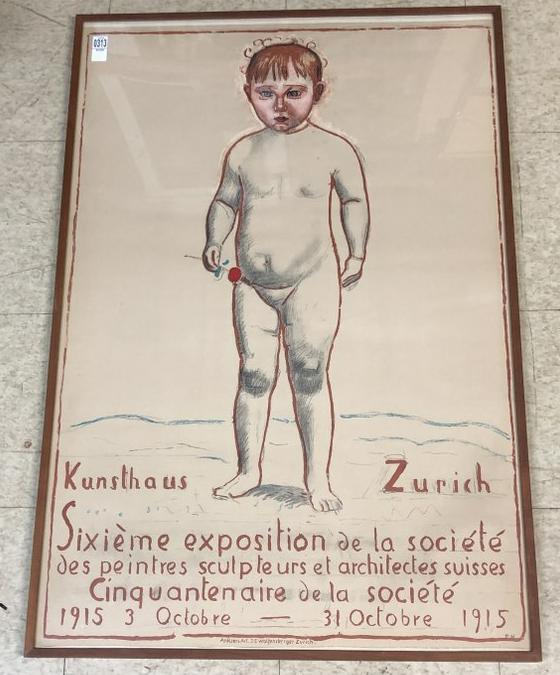 FERDINAND HODLER 1915 EXHIBITION LITHOGRAPH POSTER (1 of 4)