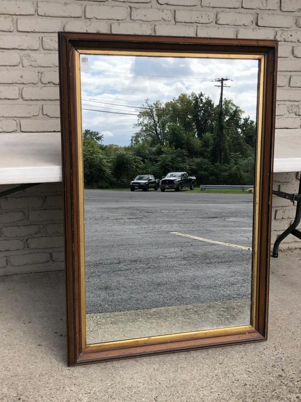 LARGE EASTLAKE VICTORIAN WALNUT MIRROR FRAME, VERY NICE (1 of 3)