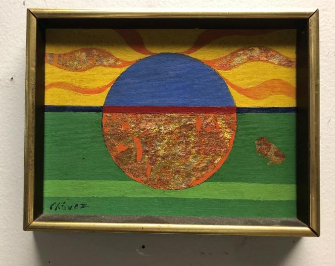 EDUARDO CHAVEZ (1917-1995) ACRYLIC ON CANVAS (1972) (1 of 5)