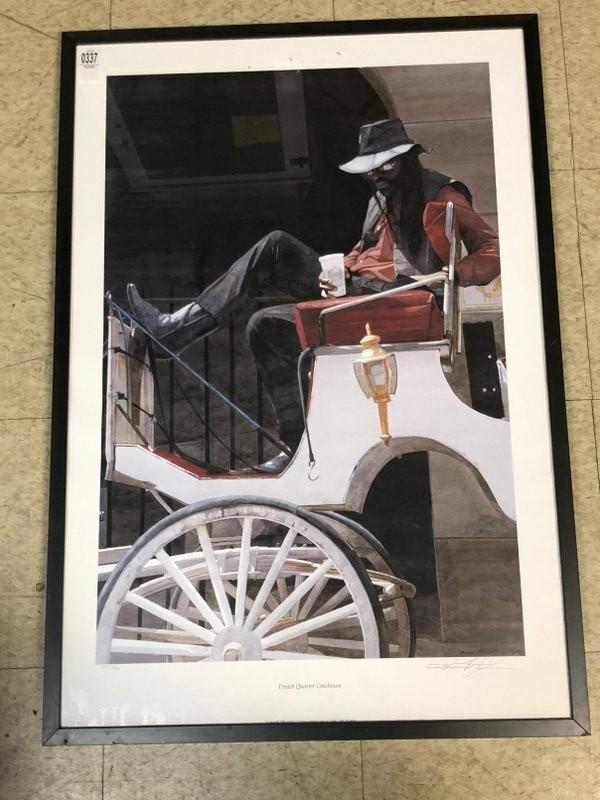 DEAN MITCHELL SIGNED PRINT TITLED FRENCH QUARTER (1 of 2)