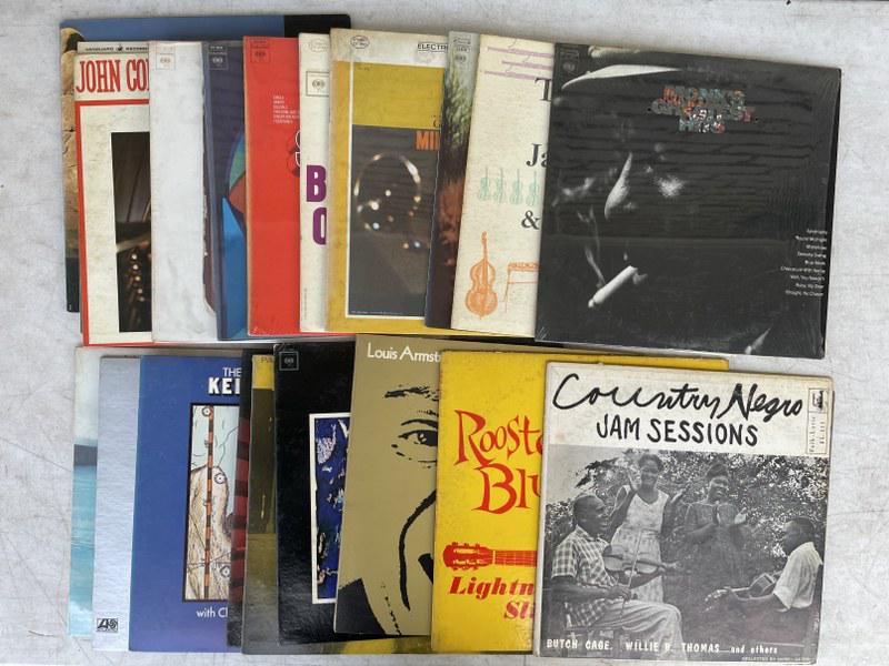 20 LP JAZZ AND BLUES LOT MILES DAVIS COLTRANE. LOT (1 of 3)