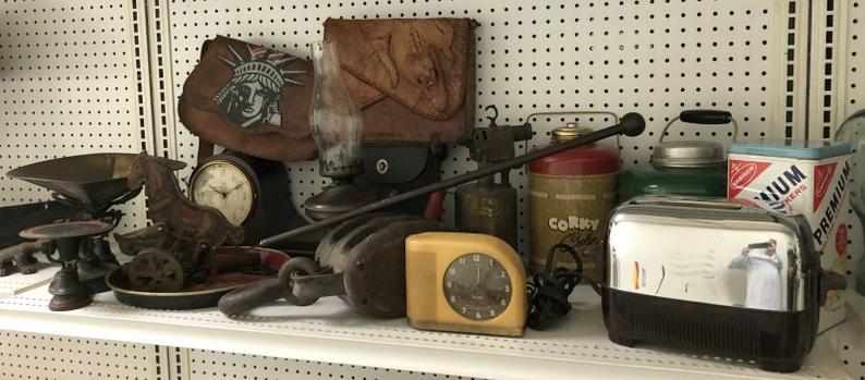 ESTATE COLLECTIBLES SHELF LOT FROM LOCAL ESTATE OF (1 of 10)