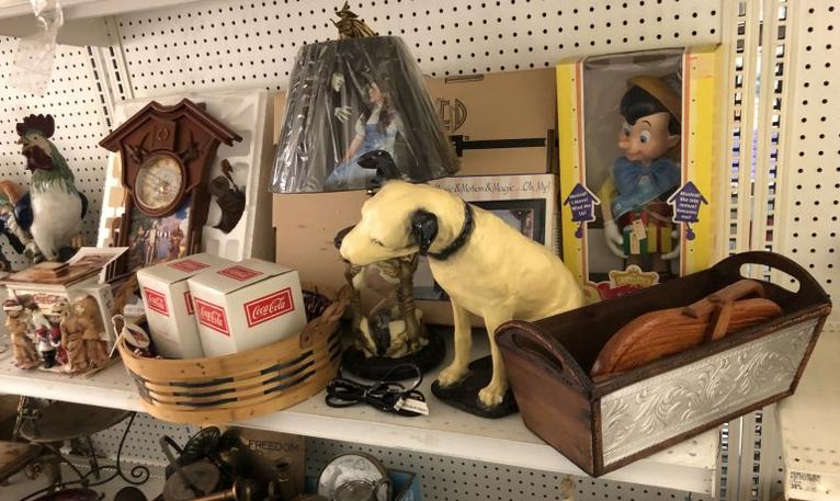 NEWER ITEMS SHELF COLLECTIBLES LOT, FROM LOCAL ESTATE, (1 of 8)