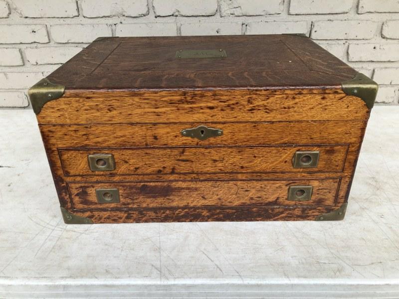 WONDERFUL 19TH C GORHAM STERLING SILVER CHEST, QUARTER (1 of 6)