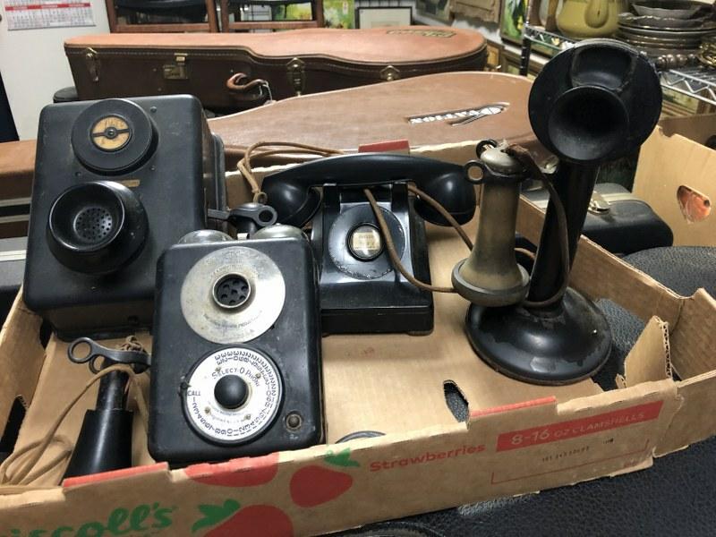 (4) OLD AS FOUND TELEPHONES FROM WOMAN WHO WORKED FOR (1 of 7)