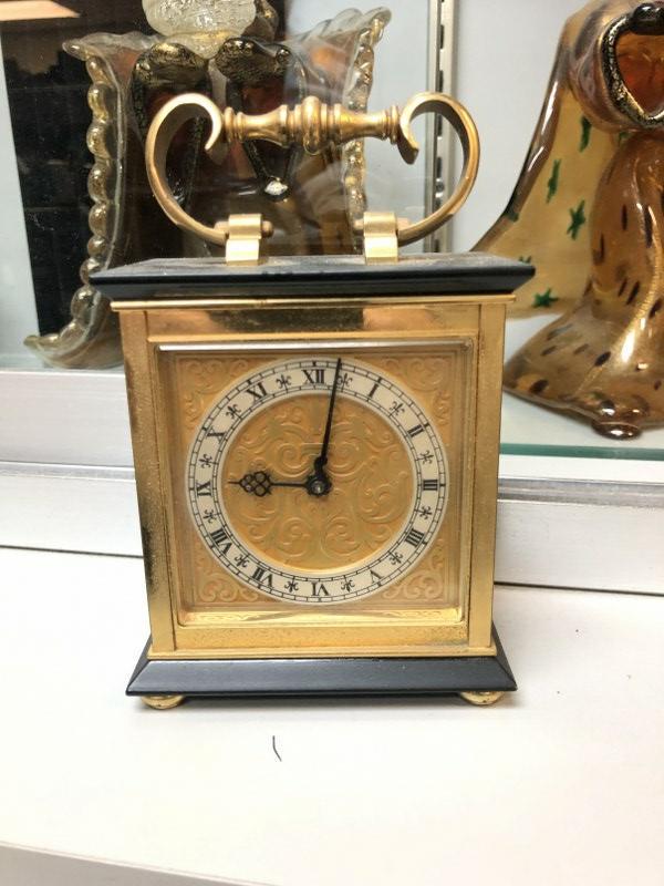 QUALITY BRASS BATTERY OPERATED CLOCK MADE IN (1 of 4)