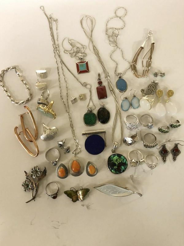 CONTEMPORARY AND A FEW VINTAGE PIECES OF STERLING (1 of 6)