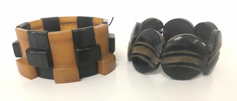 BAKELITE (2) BAKELITE  BRACELETS FROM A ONE OWNER (1 of 4)