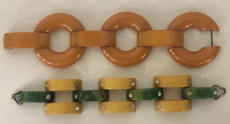 BAKELITE (2) VERY NICE BRACELETS FROM A ONE OWNER (1 of 4)