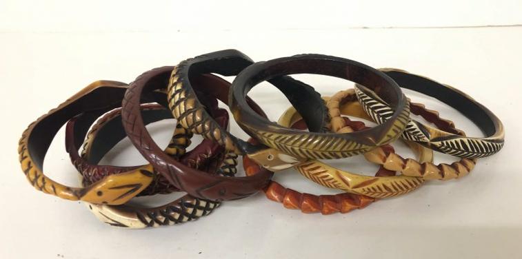 BAKELITE (11) SNAKE & SNAKE LIKE LOOKING VINTAGE (1 of 7)