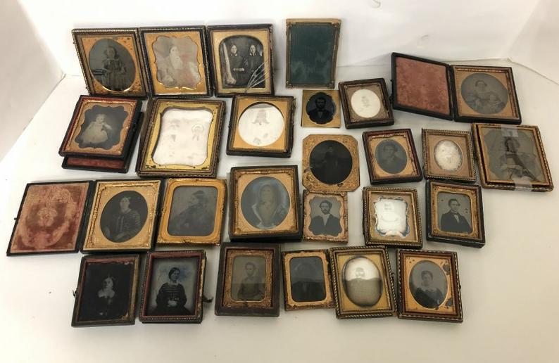 (25) AS FOUND CASED IMAGES INCL. (8) DAGUERROTYPES (1 (1 of 10)
