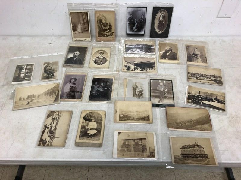 (36) CABINET CARDS , 3 POSTCARDS & 1 BOUDOIR CARD - (1 of 10)