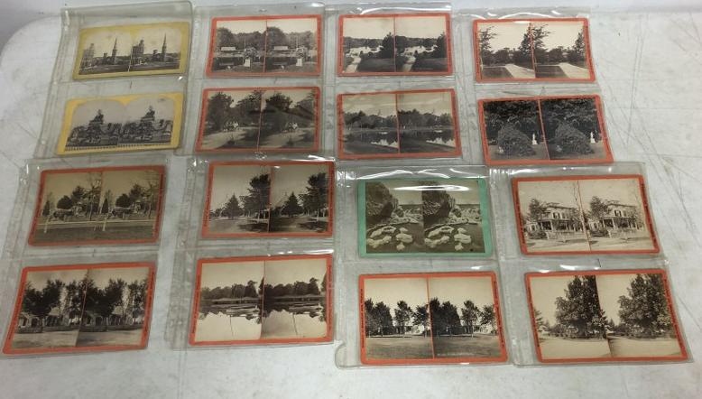 (16) FINE CONNECTICUT STEREOVIEWS, 13 ARE STAMFORD AND (1 of 5)