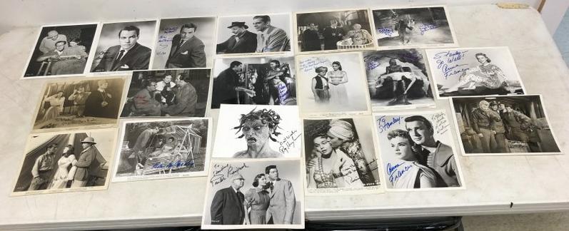 (19) SIGNED HOLLYWOOD PRESS PHOTOGRAPHS FROM AN ESTATE, (1 of 7)
